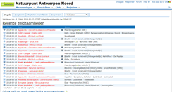Desktop Screenshot of antwerpennoord.waarnemingen.be